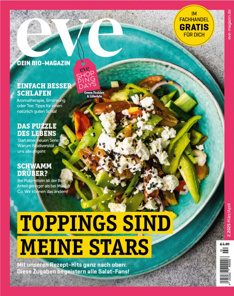 eve BIO-MAGAZIN, 02-2025, Salat Topping Rezept