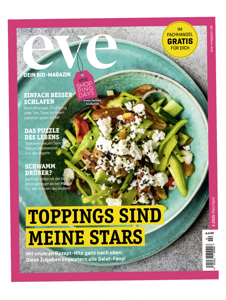 eve BIO-MAGAZIN, 02-2025, Salat Topping Rezept