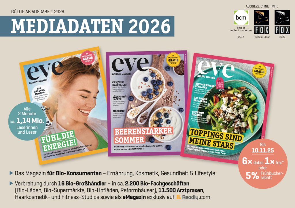 Mediadaten eve 2026