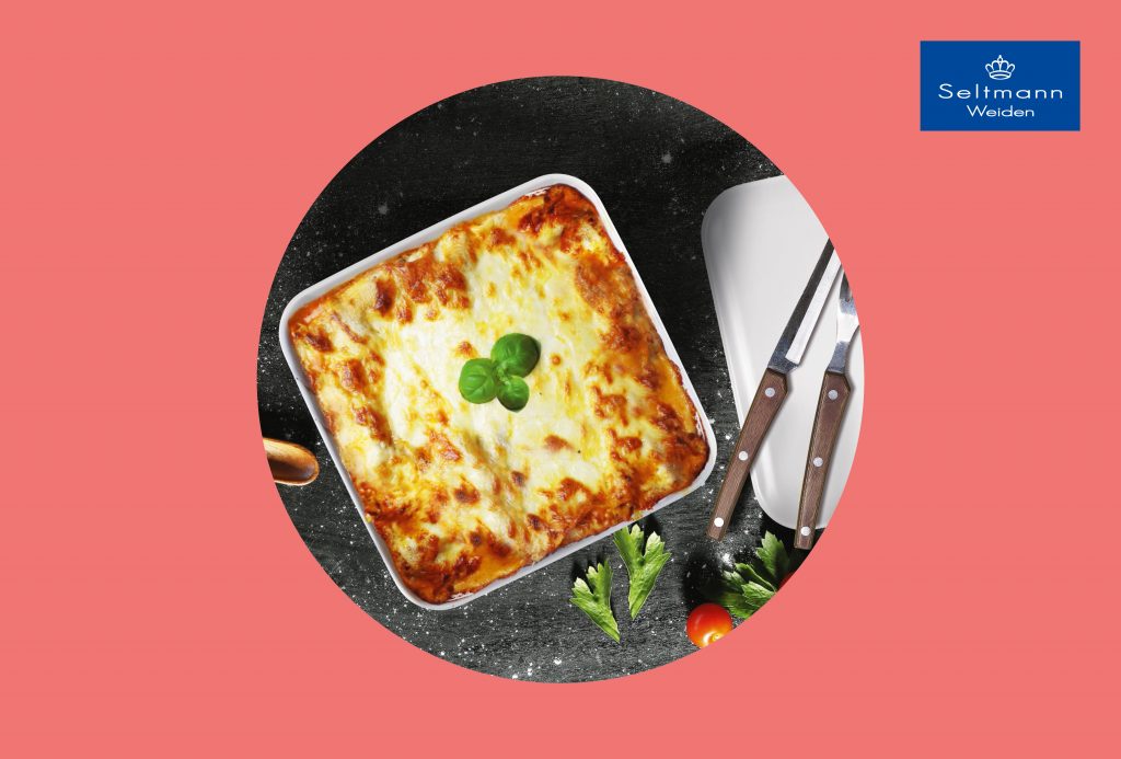 Seltmann Weiden Auflaufform der Serie No Limits mit Lasagne